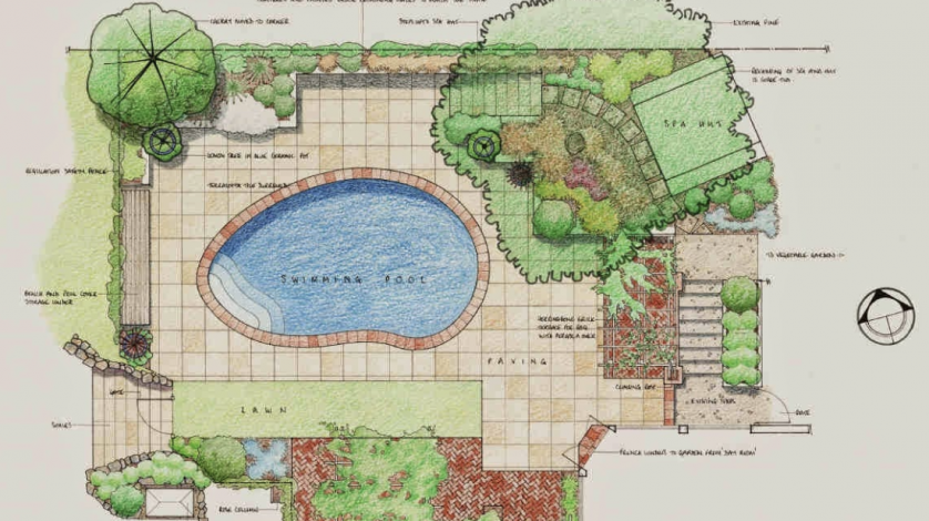 Landscape design and garden arrangement image 1